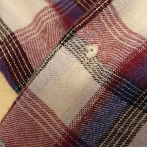 Soft Joie Women's Size Small Carmina Plaid Cotton Shirt Dress Button Down READ - Picture 5 of 8